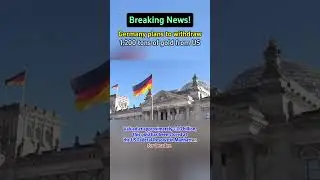 【Breaking News! Germany plans to withdraw 1,200 tons of gold from US】
