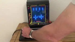 First test of Sanwa joystick conversion to analogue for Vectrex