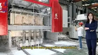 HUALONG multiwire blcok cutting machine multi wire gangsaw for marble granite stone cutting machine