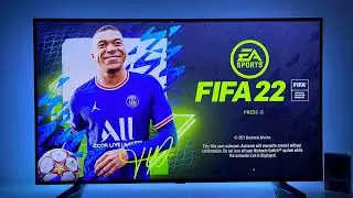 Fifa 22 | Nintendo Switch OLED dock mode gameplay | 4K TV