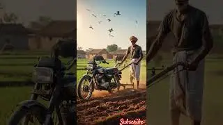 Indian Farmer&rsquo;s Jugaad Machine | Motorcycle Farming Innovation in Indian Village | Desi Tractor Idea