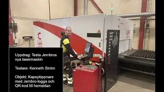 Ny fiberlasermaskin p&aring; Jernbro