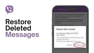 How to Restore Deleted Viber Messages on iPhone | Restore Viber Messages