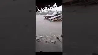 An unoccupied stilt house collapsed due to strong waves caused by #BasyangPH | GMA Regional TV
