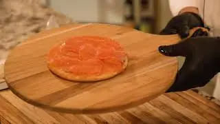Taste of Caribe Royale: Chef David Hackett Prepares Smoked Salmon and Caviar Flatbread