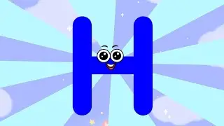 Letter H | House, Hen, Hamburger, Heart, Honey & Hat  - English Educational Video for Kids