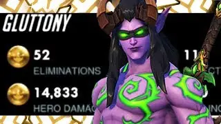CAVALRY INSANE GENJI! 52 ELIMS! [ OVERWATCH SEASON 19 TOP 500 ]