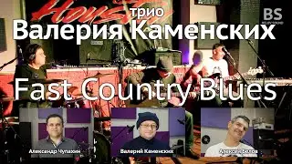 Fast Country Blues (трио Валерия Каменских). Живой звук. Бар Хьюстон, 2020.