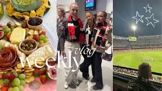 PAINT 'N' SIP, SPICY MARGS + FOOTY // weekly vlog 2