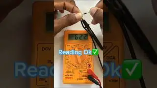 How to test diode using digital multimeter #youtubeshorts #diode