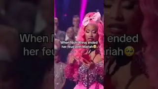 When Nicki Minaj ended her feud with Mariah #shorts #celebrities #arianagrande #edit #singer