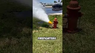 Why Firefighters Open Hydrants and Flood Streets (Hydrant Flushing Explained) #reels #facts