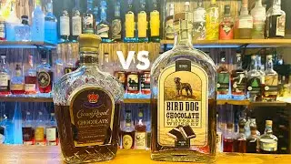 Crown Royal Chocolate VS Bird Dog Chocolate Whiskey. Chocolate Whiskey Battle 