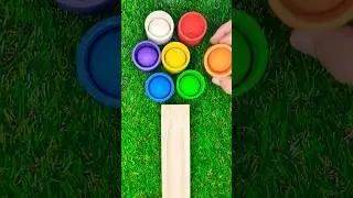 ASMR Satisfying Wooden Balls, Cups, and Slope