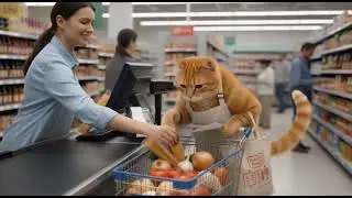 Meowy Cook Spaghetti❤️