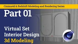 Get Ready to Create a Professional 3D Virtual Set in Cinima4d - C4D Tutorial Revealed! Part 01