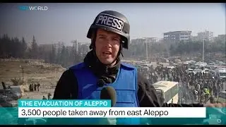 The Evacuation Of Aleppo: Evacuation of civilians has resumed again