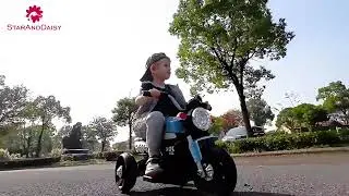 StarAndDaisy Electric Bike for Kids Without Back Support - Motor Bike for Children with Foot Break