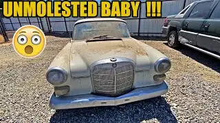 IMMACULATE BARN FIND Classic Mercedes W110 !!!! For Sale at the Junkyard!!! Someone Save Her ;(