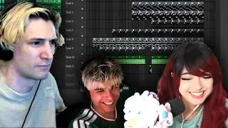 xQc включает свои шедевральные треки, которые он создал в FL Studio
