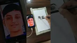 From Blank Page to THIS? | 17s Charcoal Portrait Time-Lapse ✏🔥#realisticportraits