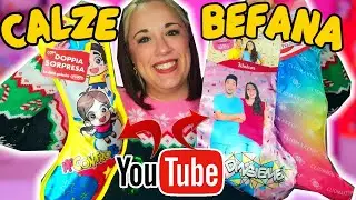 Apro 3 CALZE 🧦 della BEFANA degli YOUTUBERS! Me contro te,Dinsieme,Cliomakeup