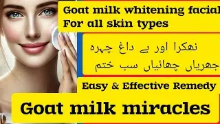 Goat milk Face pack For Glowing Skin | Natural Skin care by womenia corner 