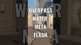 CS2 Overpass - Water Meta Flash #overpass  #cs2shorts #cs2pro