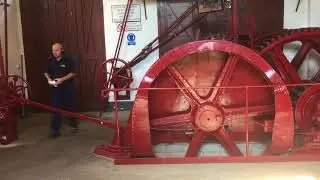 Elblag canal.  Buczyniec inclined plane water powered winding house