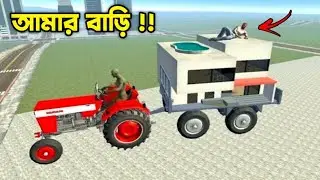Franklin Built Moving House On Car ! In Indian Bike Driving 3d Bangla Gameplay