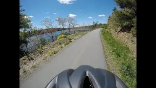 Cycling Halifax Chain of Lakes Greenway & BLT Trail - Time Lapse
