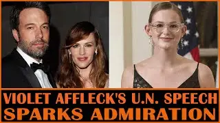 Выступление Вайолет Аффлек в ООН вызвало восхищение