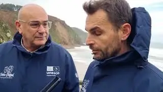 Cliff collapse at Campelo, in Valdovi&ntilde;o
