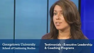 Executive Leadership & Coaching Program Testimonials at Georgetown