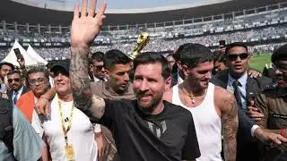 Messi&rsquo;s Wild India Tour: Chaos, Fans & A 70ft Statue! #messi  #goat #india #ronaldo