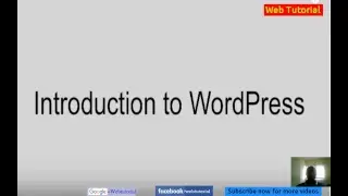 Wordpress website Tutorial 2017