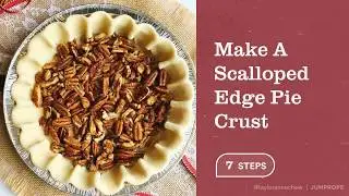 How to Make a Scalloped Edge Pie Crust