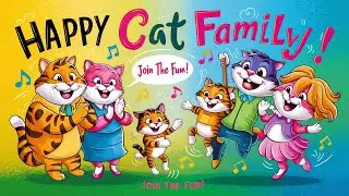 Happy Cat Family Song - Dance and Sing with Us!