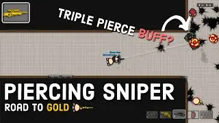The Piercing Sniper BUFF is CRAZY... | Battledudes.io Gameplay