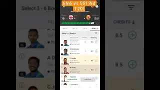 ENG Vs SRI 3rd T20I Dream11 Team | ENG VS SL Dream11 Prediction | Dream11Today Match | Eng Vs Sl