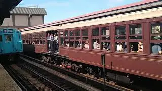 Brooklyn Union elevated Gate cars departing Brighton Beach
