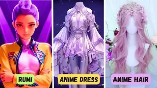 Что бы вы предпочли? - Выбери своего кумира K-pop Охотник на демонов и посмотри, Платье - Волосы