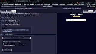 FreeCodeCamp - JavaScript Algorithms and Data Structures (Beta) Creating Date Formater