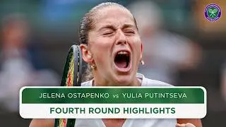 Ruthless from Grand Slam Champ | Jelena Ostapenko vs Yulia Putintseva | Highlights | Wimbledon 2024
