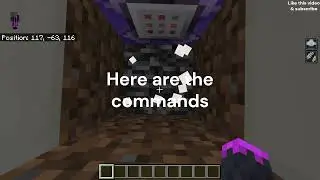 How to create a levitation elevator in Minecraft bedrock 1.21 with commands