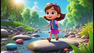 Five Sleepy Pebbles Rolling One by One | Nursery Rhymes for Kids & Baby Songs