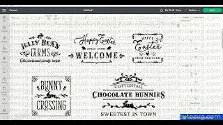 Easter Bunny Bundle SVG, Easter PNG, JPG, DXF Cut files