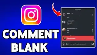 How To Comment Blank On Instagram 2024 | Instagram App Comment Tricks