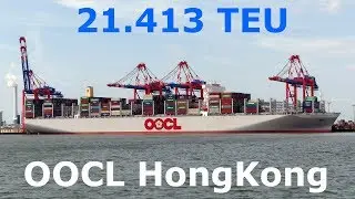 OOCL HONGKONG in Wilhelmshaven - Gr&ouml;&szlig;tes Containerschiff der Welt