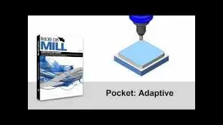 BobCAD-CAM V27 CNC Pocket Milling Toolpaths